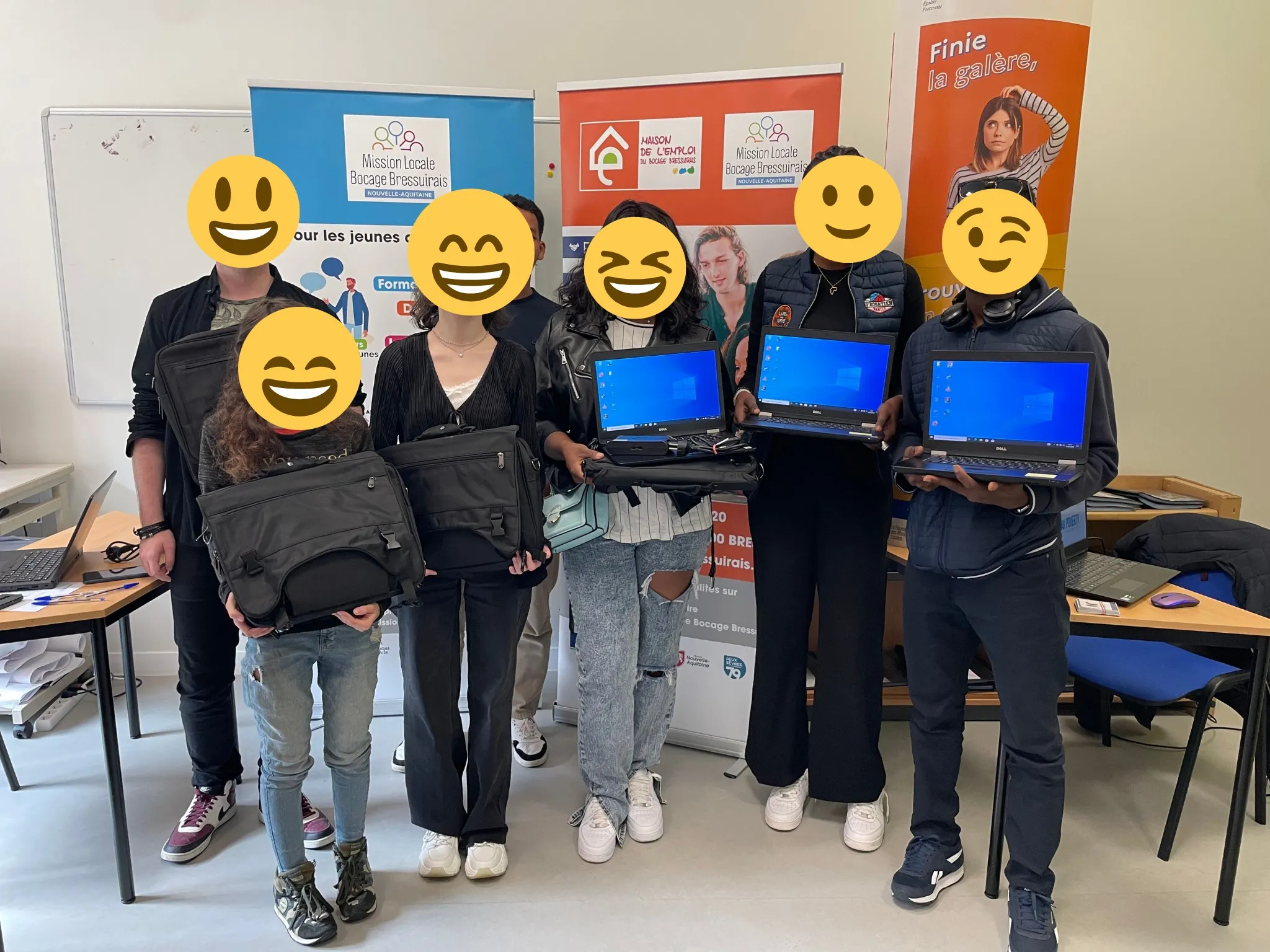 Remise d’ordinateurs