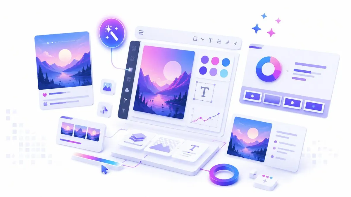 Création visuelle assistée par IA