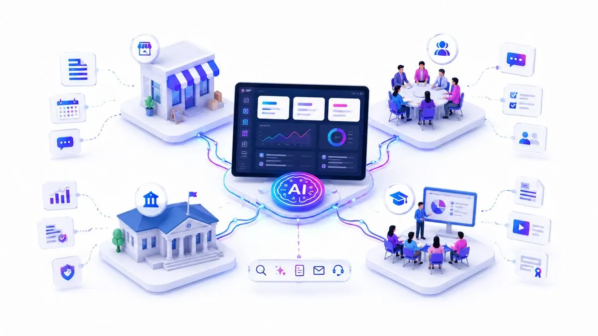 Écosystème local connecté : entreprises, collectivités, associations et formation