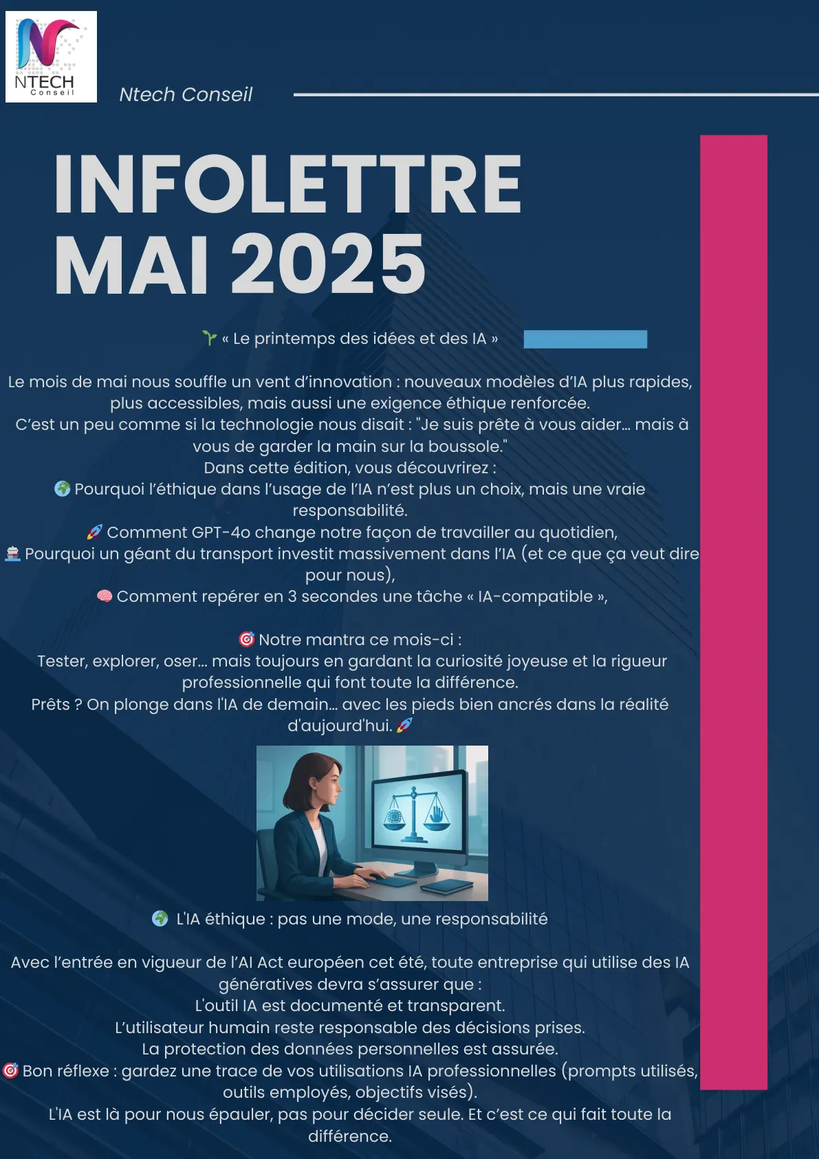 Couverture de Infolettre IA - Mai 2025
